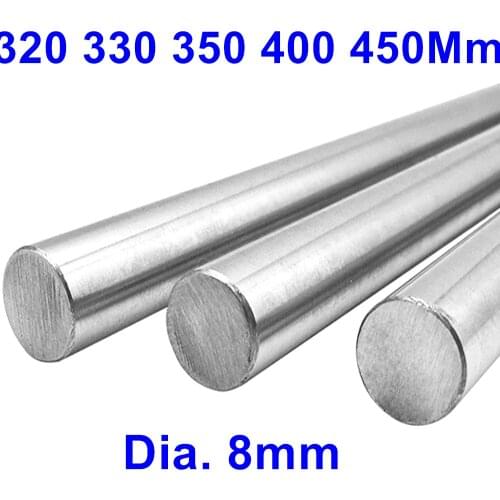 Cylinder Liner Rail Shaft Optical Axis Dia 8Mm 320 330 350 400 450Mm Hardened Smooth Rods Round Bar