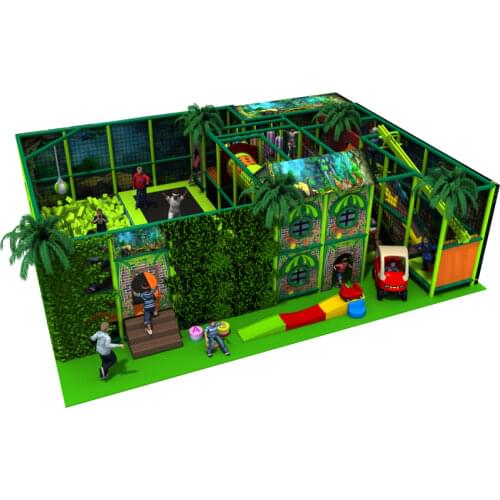 Exported to Croatia Nursery Kids Indoor Playground Equipment CE Certificated Kids FOREST Play Center with foam pit YLW-IN171012