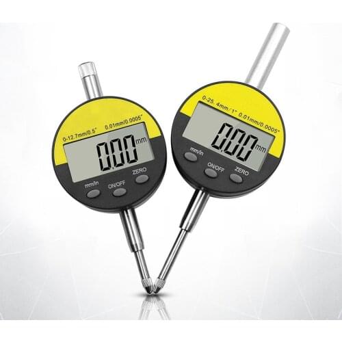 Electronic Digital indicator Metric/Inch Range 0-12.7/25.4mm Dial Indicators Gauge 0.01mm/0.0005" Tester Tools Precision Tool