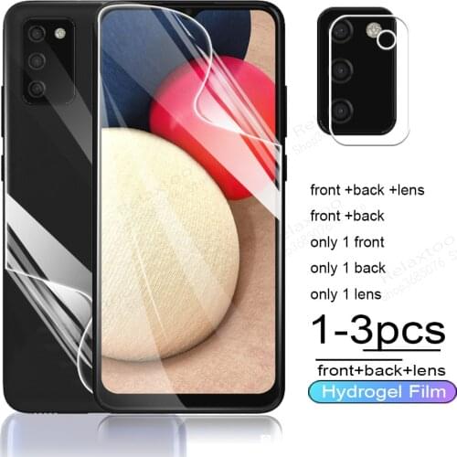For Samsung Galaxy A02s a 02s 02 s Hydrogel Film/Camera Glass/Back Cover Protective Film sansung a02s Safety Film SM-A025F 6.5"