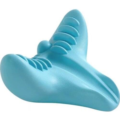 Korea C-Style Rest Portable Gravity Finger Pressure Neck Cervical Shoulder Health Massage Pillow