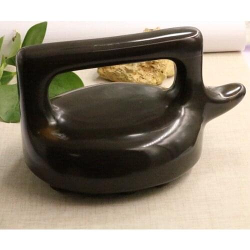 5A Si Bin Natural stone needle Pot Acupoint hot spa stone Meridian brush massage Scraping Spine/back/shoulder massager