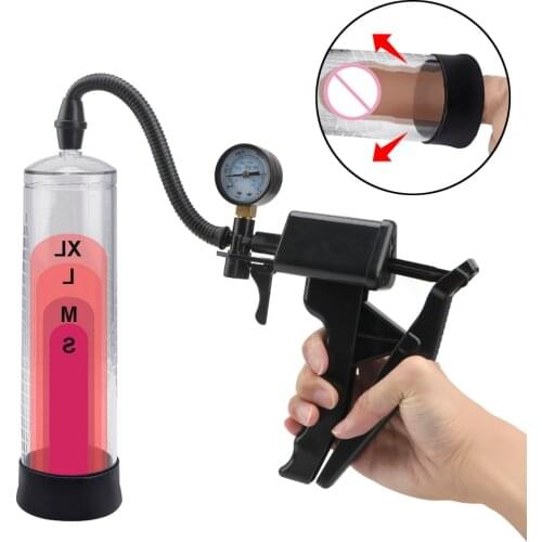 Delayed Ejaculation Penis Extender Sex Toy For Men Male Masturbator Penis Pump Vacuum Pump Penis Enlargement Erection