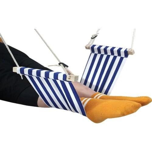 Mini office foot rest stand desk foot hammock/custom mini office feet hammock/under desk foort rest canvas 8.26hammock