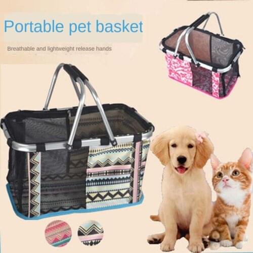 Portable Pet Travel Carrier For Cats Dogs Pet Kennel Breathable Dog Bag Cat Dog Pet Carrier Bag with Aluminum handle backpack