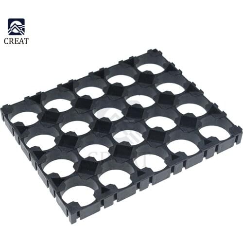 18650 Battery Holder 4x5 Cell 18650 Batteries Spacer Holders Radiating Plastic Holder Bracket For Diy Battery Pack