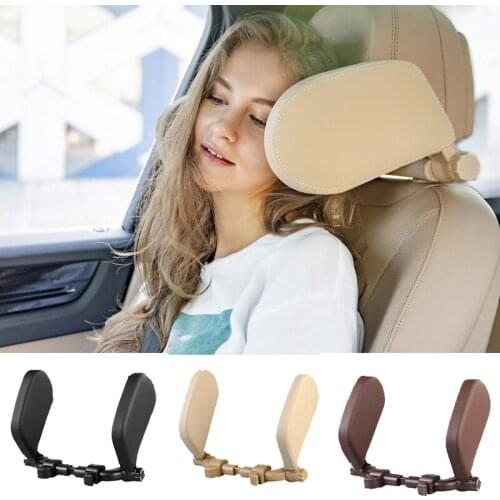 Car Headrest Neck Pillow Travel Rest Neck Pillow Sleeping Neck Support Adjustable Memory For Adult Child Vehicles With Headrests