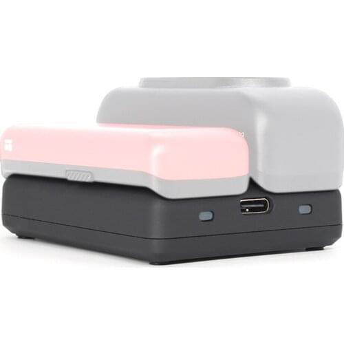 Portable USB Charging Adapter for Insta360 ONE R Action Camera Dual Charging Base USB Charger Camera Battery Charger