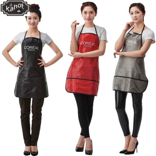 1pcs Professional Hairdressing Apron Waterproof Letter Print Hair Cutting Bib Barber Home Styling Salon Hairdresser Waist Cloth