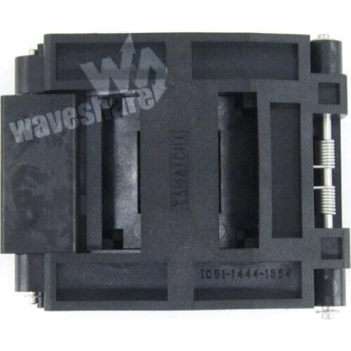 QFP144 TQFP144 FQFP144 PQFP144 IC51-1444-1354-7 Yamaichi QFP IC Test Burn-in Socket Programming Adapter 0.5mm Pitch