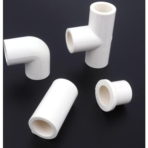 25pcs/lot 16mm PVC Pipe Connectors Aquarium Fish Tank Tube Fittings Garden Water Connectors Elbow/Tee Joints Home DIY Tools