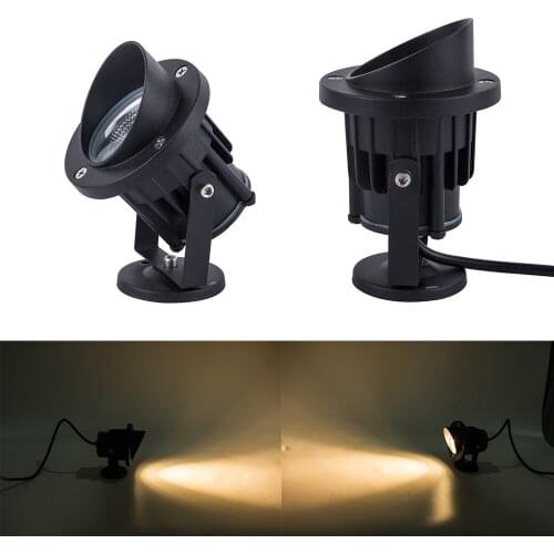 High Lumen 5W Led Spotlight IP65 Waterproof Led Lamp for Garden Square Yard Lawn Outdoor Lighting