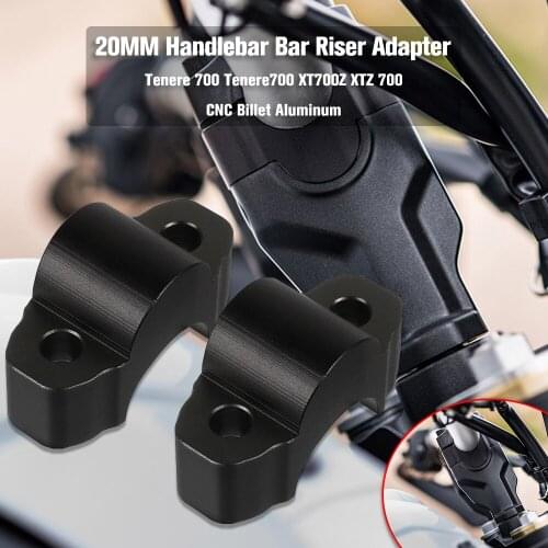 20MM Height Handlebar Risers Handguards Handlebar Hand Guard Protector Bracket Heel Protective Cover Guard TENERE 700 2020 2021