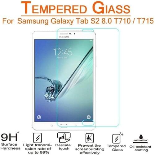 Screen Protector Tempered Glass For Samsung Galaxy Tab S2 8.0inch SM-T710 SM-T715 T713 T719 Tab S2 8.0 T710 Tablet Screen Glass