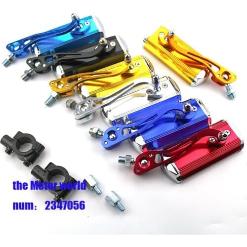 Seven color Motorcycle Handle Bar End Mirrors For Harley Honda Suzuki Yamaha Cafe Racer Universal