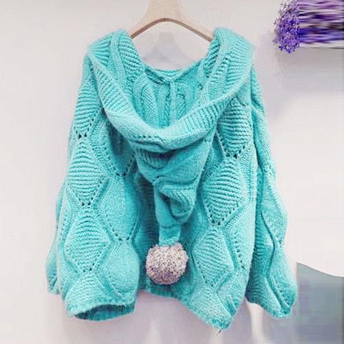 Winter clothes for women sweater korean style loose knitted cardigan jacket oversize pink cute harajuku sweater women jacket