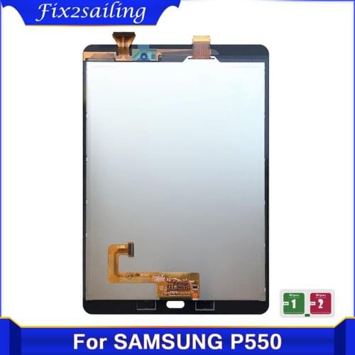 100%Tested For Samsung Galaxy Tab A 9.7 SM-P550 SM-P555 P550 P555 LCD Display Touch Screen Digitizer Glass Lcd Panel Assembly