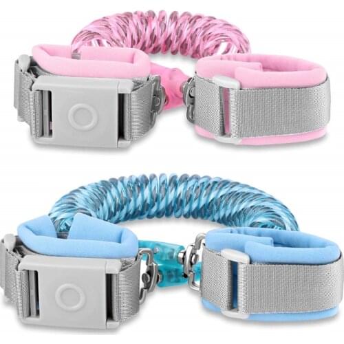 360 Toddler Baby Children Safety Harness Leash Boy Girl Anti Lost Adjustable Wrist Link Traction Rope Walker Wristband Kid Strap
