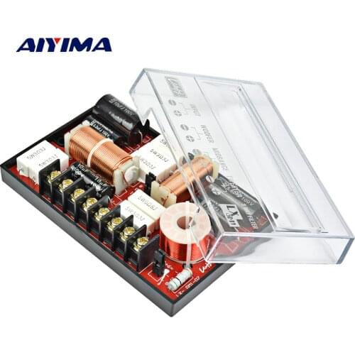 AIYIMA Crossover Board Tweeter Midrange Bass SubWoofer 3way Frequency Divider Enthusiast DIY Car Modification Stereo Crossover