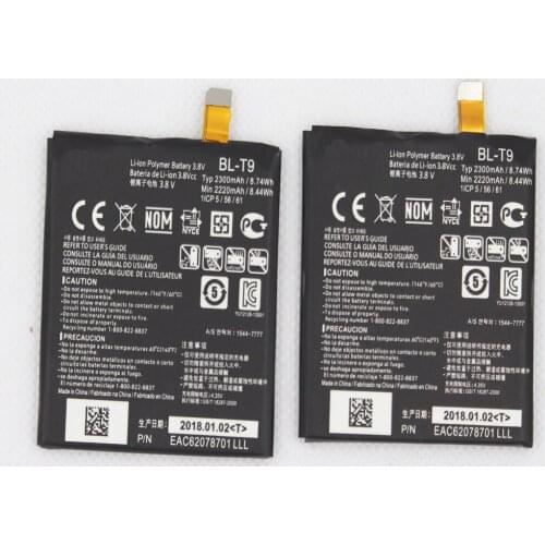 ISUNOO CellPhone BL-T9 Battery for LG Google Nexus 5 D820 D821 E980 2300mAh BLT9 Phone Batteria adhesive tools