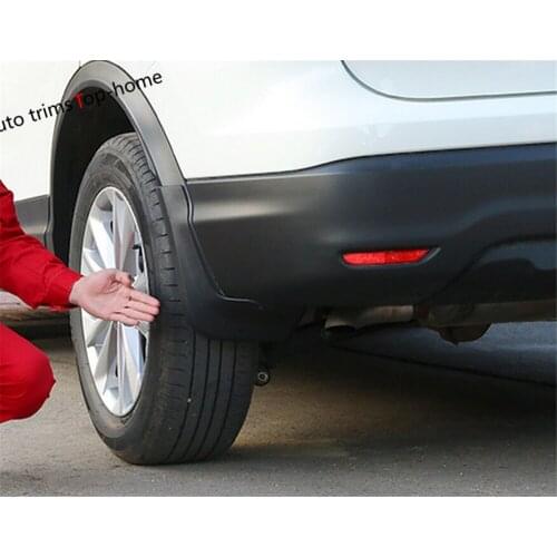 Yimaautotrims Protective Kit For Nissan Qashqai J11 2014 - 2020 Front & Rear Mudguards Mud Flap Flaps Splash Guards Fender