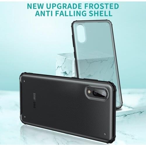 Luxury Shockproof Lens Protection Soft TPU Matte Mobile Phone Case For Samsung A02 A72 A52 A32 A12 A42 Cellphone Cover Funda Bag