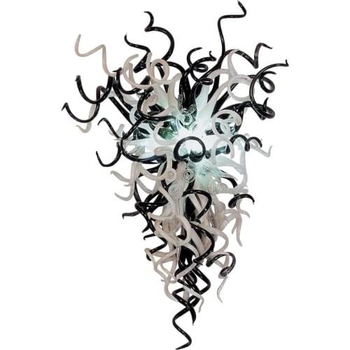 Chihuly Style Handmade Blown Murano Glass Hanging led Chandelier Light