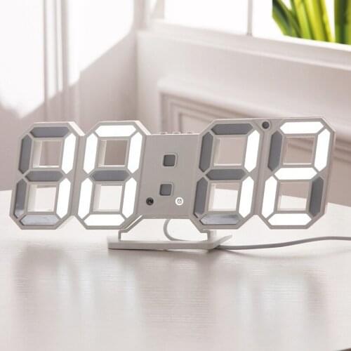 Nordic Digital Alarm Clocks Wall Clocks Hanging Watch Snooze Table Clocks Calendar Thermometer Electronic Clock Digital Clocks