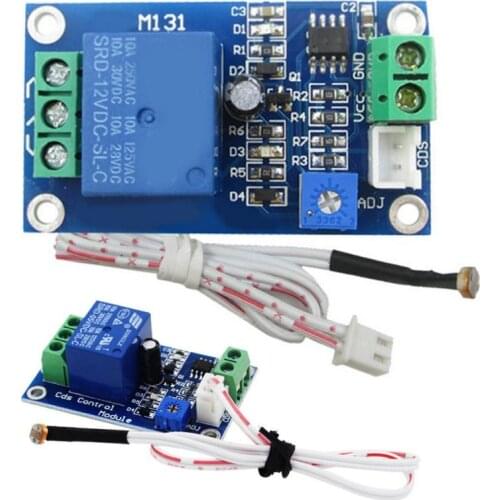 DC 12V Light Control Switch Photoresistor Sensor Relay Module Light Detection Sensor XH-M131