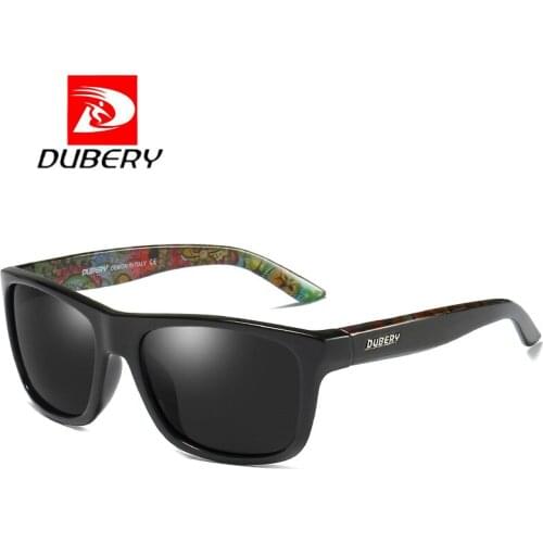 DUBERY Polarized Sunglasses Riding Driving Sunglasses Brand Colorful Glasses High Uv Grade High Light Transmission Sunglass