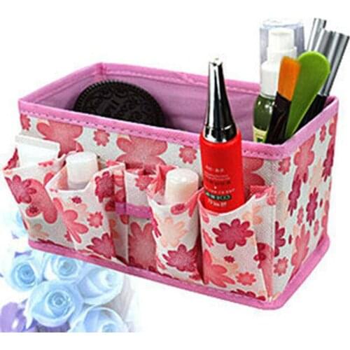 Cosmetic storage box folding Multifunctional Storage bag Cute Box Container Free Shipping New store red popularity