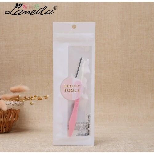 Lameila Hot Selling with Safety Net Portable Compact Foldable Eyebrow Knife Stainless Steel Hair Trimmer PCs Wholesale A951