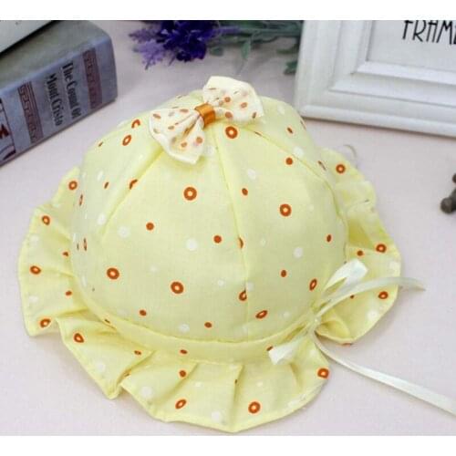 Newborn Infant Baby Kid Boy Girl Sweet Printed Cute Beanie Cap Beach Sun Hats Cotton Soft Summer Hats