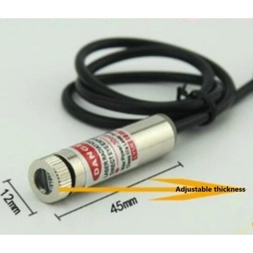 Cross red laser Crossed Marking Positioning Accessories straight line laser head Dotted laser light source 650nm 80mW