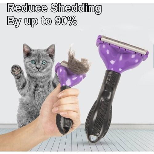 2020 New Comfortable Pet Hair Removal Comb Cats Dog Grooming Comb Puppy Kitten Hair Shedding Trimmer Combs Pets Grooming Tools
