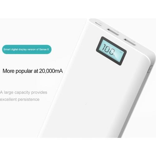 Cheapeast 20000mAh Power Bank for ROMOSS Sense 6 / 6 Plus LCD Portable Power Bank Charger Fast Charging For Phones Tablet PC
