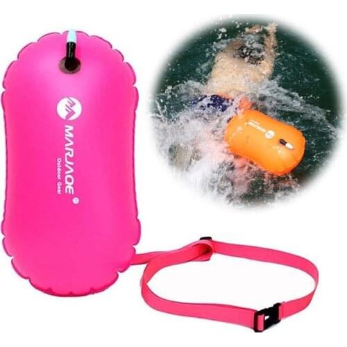 Single Airbag Thickened Swimming Package PVC Lifebuoy Buoy Prevent Drowning Inflatable Floating Ball Buoy Air Drying Bag Safety