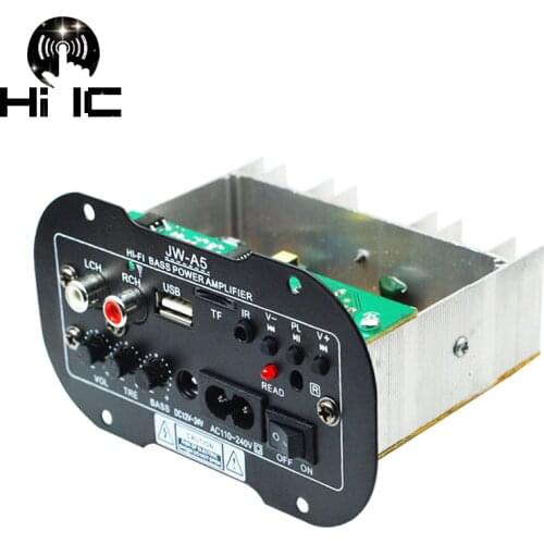 2019 Amplificador USB High Power Subwoofer Amplifier Board USB Remote Control For Motorcycle\Car\Home