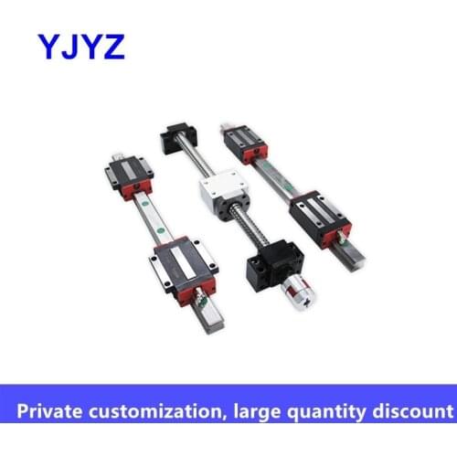 2 HGR20 rails+4 HGH20CA+1 SFU20 series+round hole nut+HM-15-86 (cast aluminum)+BF15+DSG20H+XB30*40-12*14(C7)/(C5) part 2