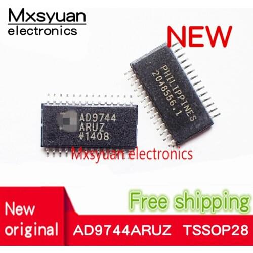 2pcs~10pcs/LOT AD9744ARUZ AD9744ARU AD9744 AD9744ARUZ-REEL TSSOP28 New Original