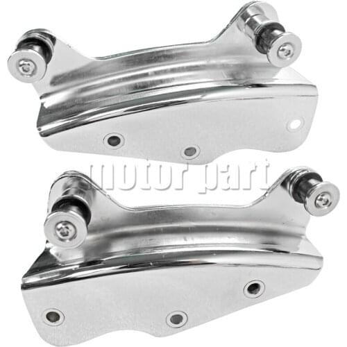 Sissy Bar 4 Point Docking Hardware Kits for Luggage Rack Backrest For Harley Touring Electra Street Glide Road King Chrome Black