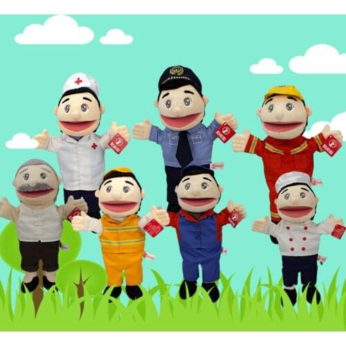 40cm plush Professional role puppet Teaching props educational doll good quality Christmas birthday gifts for kids