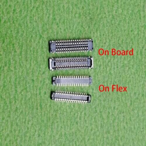 5pcs 34pin LCD Display FPC Connector For Huawei Enjoy 9S 8A Y6s Y6 Pro 2019 Y6 Prime 2019 Honor 10i 20S Plug On Board Flex