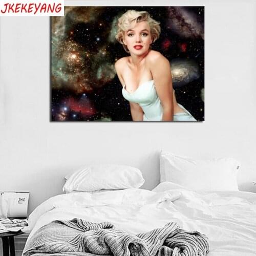 5D DIY square/round Diamond Painting Marilyn Monroe Cross Stitch Diamond Embroidery Pattern Rhinestone J2115