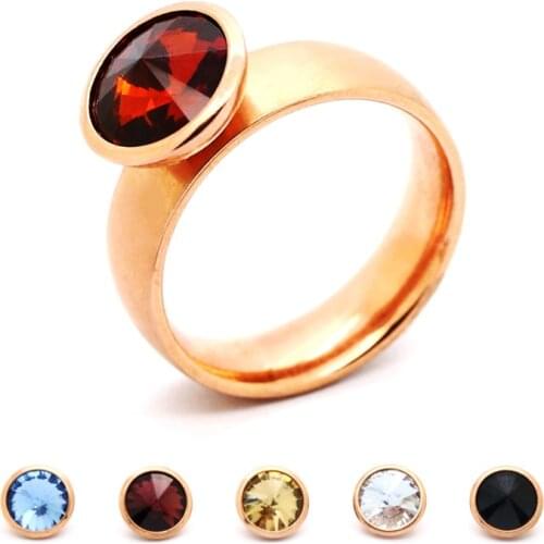 BOFEE Rings With Crystals