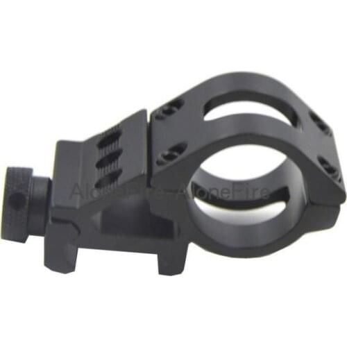 25mm side clip rail 21mm clip slot clip conversion bracket lamp clip aluminum alloy flashlight clip T2008