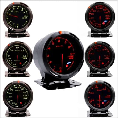 Defi Boost Gauge for passat b5 b6 b8 peugeot 206 207 307 golf 4 5 7 ford focu 1 2 mk3 sportage Boost turbo pressure Meter 60mm