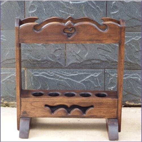 Household Wooden Umbrella Stand Thai Woodcarving Crafts Store Office Umbrella Stand Chinese Storage Rack