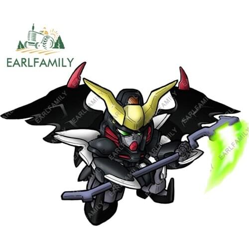 EARLFAMILY 13cm x 8.6cm Cartoon Anime Deathscythe Gundam Car Stickers JDM Graffiti Car Window Rear Windshield Bumper Decal