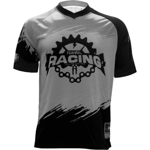 Custom Motocross Short Sleeve Cycling Jerseys Downhill Wear MTB Moisture Absorption and Perspiration Shirts